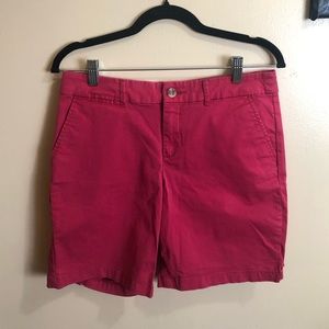 GAP Boyfriend Pink Khaki Shorts